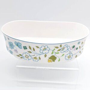 Vintage Spode Afton 8" Oval Vegetable Serving Bowl Floral J195 Y8212 Bloom